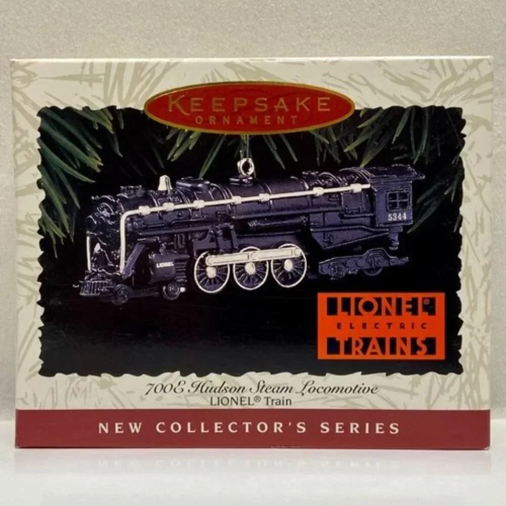 Vintage Christmas Ornament 700E Hudson Steam Locomotive Lionel Train Die Cast #1